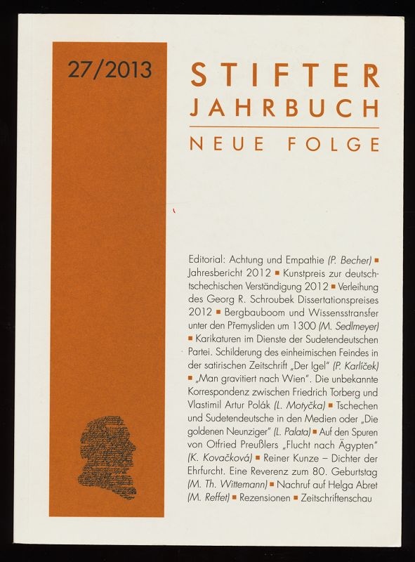 Stifter Jahrbuch : Neue Folge, Band 27 / 2013