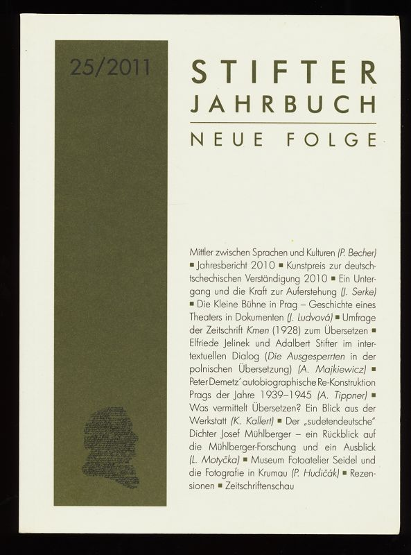 Stifter Jahrbuch : Neue Folge, Band 25 / 2011