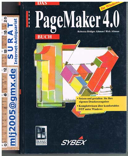 Das PageMaker 4.0 Buch. - Bridges Altmann, Rebecca und Altmann, Rick