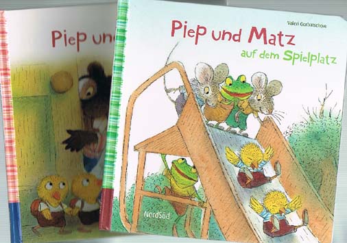Piep und Matz auf dem Spielplatz / Piep und Matz im Kindergarten. - Valeri Gorbatschow