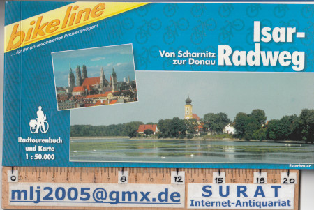 Isar-Radweg. Von Scharnitz zur Donau [über München]. Ein original bikeline-Radtourenbuch.