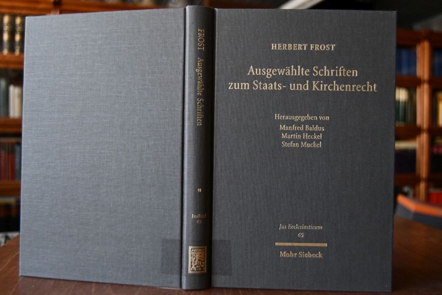 Ausgewählte Schriften zum Staats- und Kirchenrecht. Jus ecclesiasticum, Bd. 65 - Frost, Herbert und Manfred (Herausgeber) Baldus