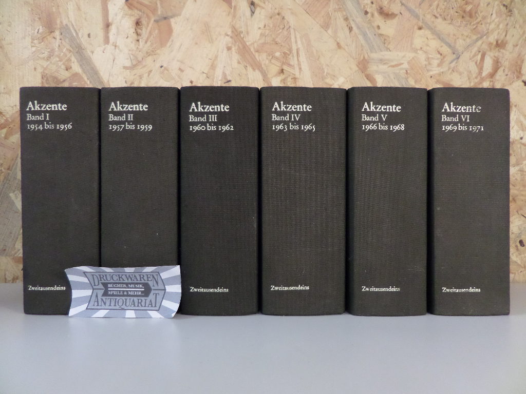 Akzente 1954-1971 [6 Bände].