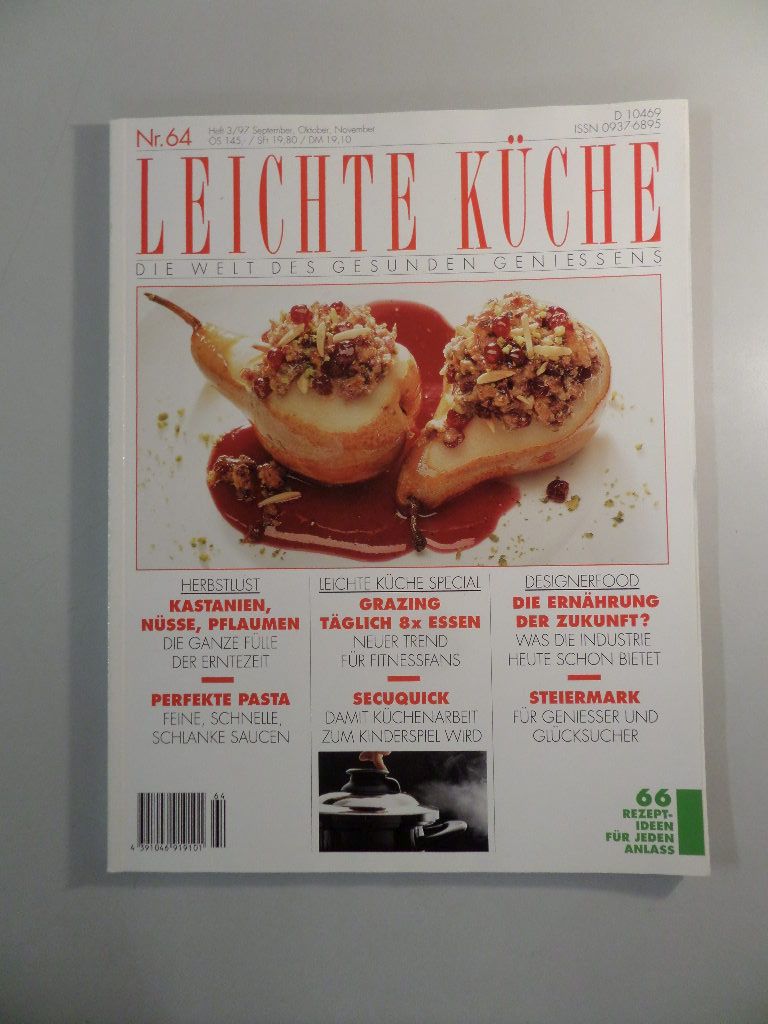 Leichte Küche. Die Welt des gesunden Geniessens. Nr 64. (Heft 3/97).
