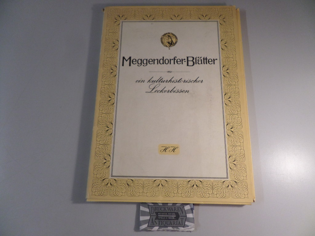Meggendorfer Blätter ein kulturhistorischer Leckerbissen. 10 Hefte - Illustrierte Original-Broschüre.