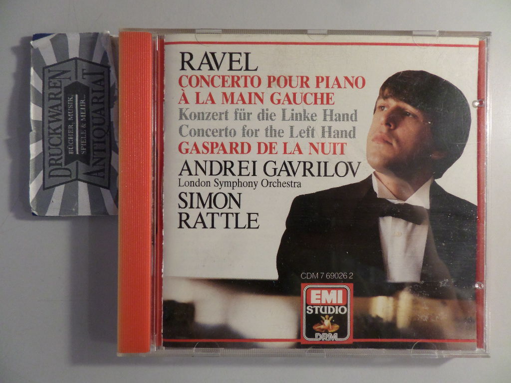 Ravel : Konzert für die linke Hand / Pavane / Gaspard [Audio-CD].