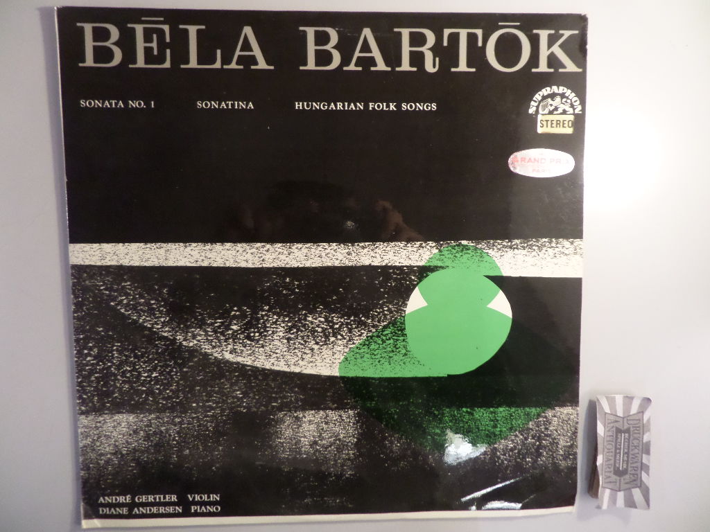 Bartok : Sonata No. 1 / Sonatina / Hungarian Folk Songs [Vinyl, LP, SUA ST 50650].