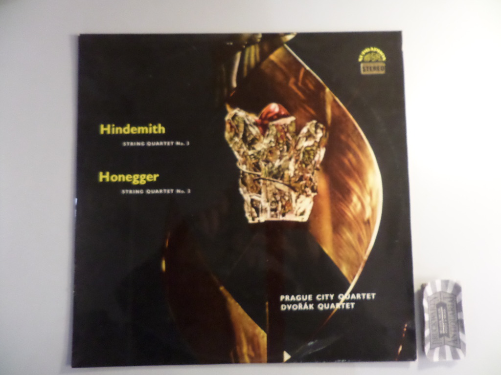 Hindemith: String Quartet No. 3, op. 32 / Honegger: String Quartet No. 2 [Vinyl, LP, SUA ST 50449]. Stereo.