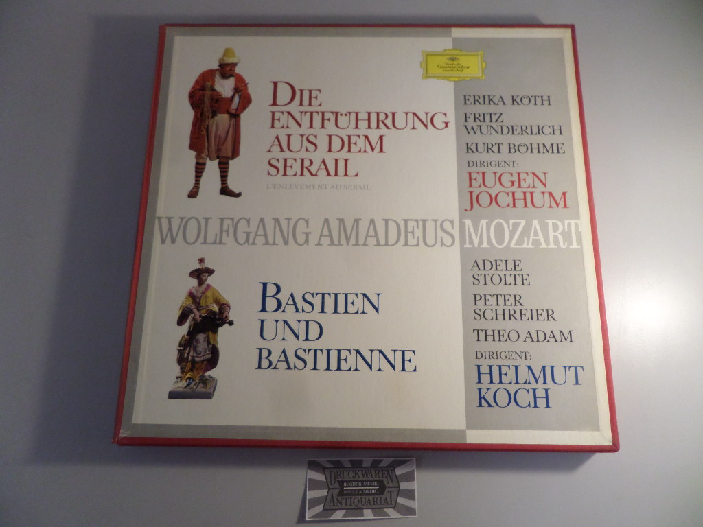 Mozart: Die Entführung aus dem Serail / Bastien und Bastienne [Vinyl, 3 LP-Box-Set, 139 213/15].