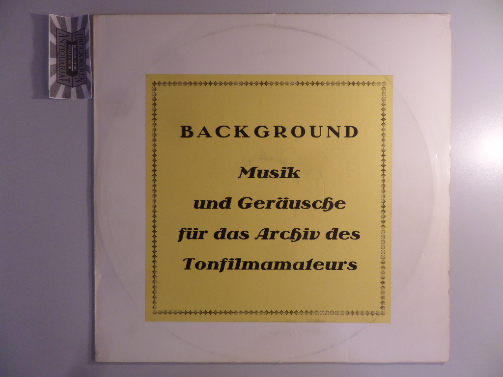 Background - Musik und Geräusche für das Archiv des Tonfilmamateurs [Vinyl, LP, PSV 121].