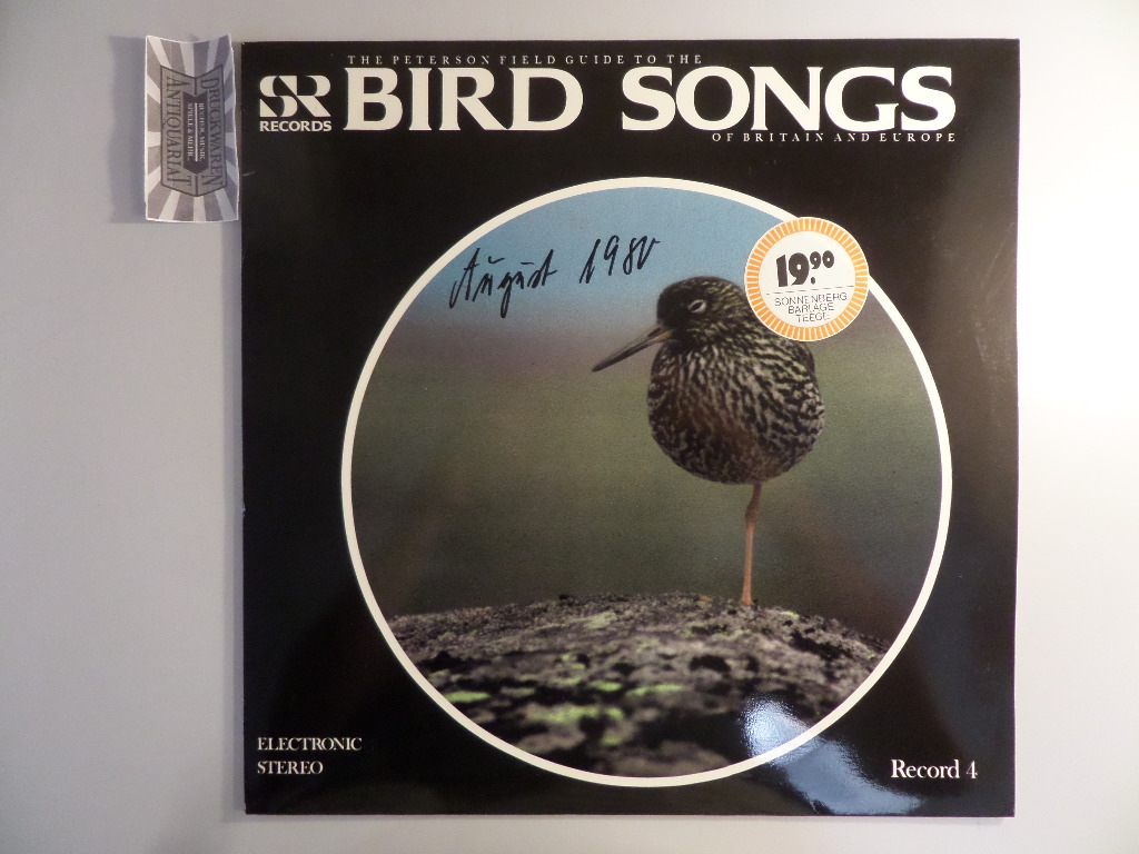 The Peterson Field Guide to the Bird Songs of Britain and Europe: Record 4 [Vinyl, LP, RFLP 5004].