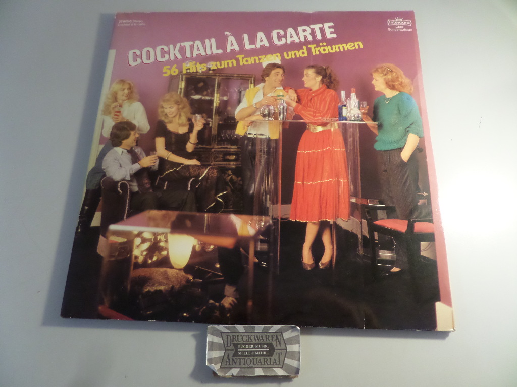 Cocktail á la Carte - 56 Hits zum Tanzen und Träumen [Vinyl, Doppel-LP, 27 945-5].