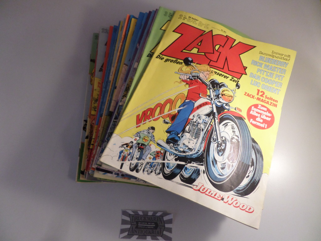 Zack - Die großen Abenteuer unserer Zeit : Jahrgang 1979 - Heft 2-24 & 26 [24 Hefte].