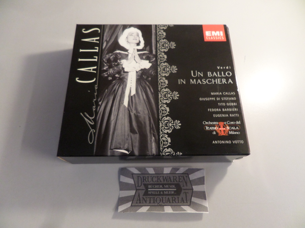 Verdi: Un Ballo in Maschera (Milano 1957) [Libretto, 2 CD-Box].
