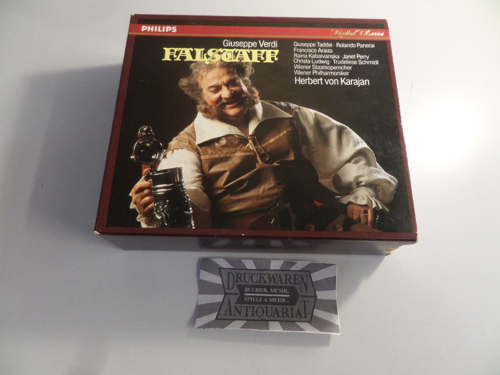Verdi: Falstaff (Wien 1980) [Libretto, 2 CD-Box].