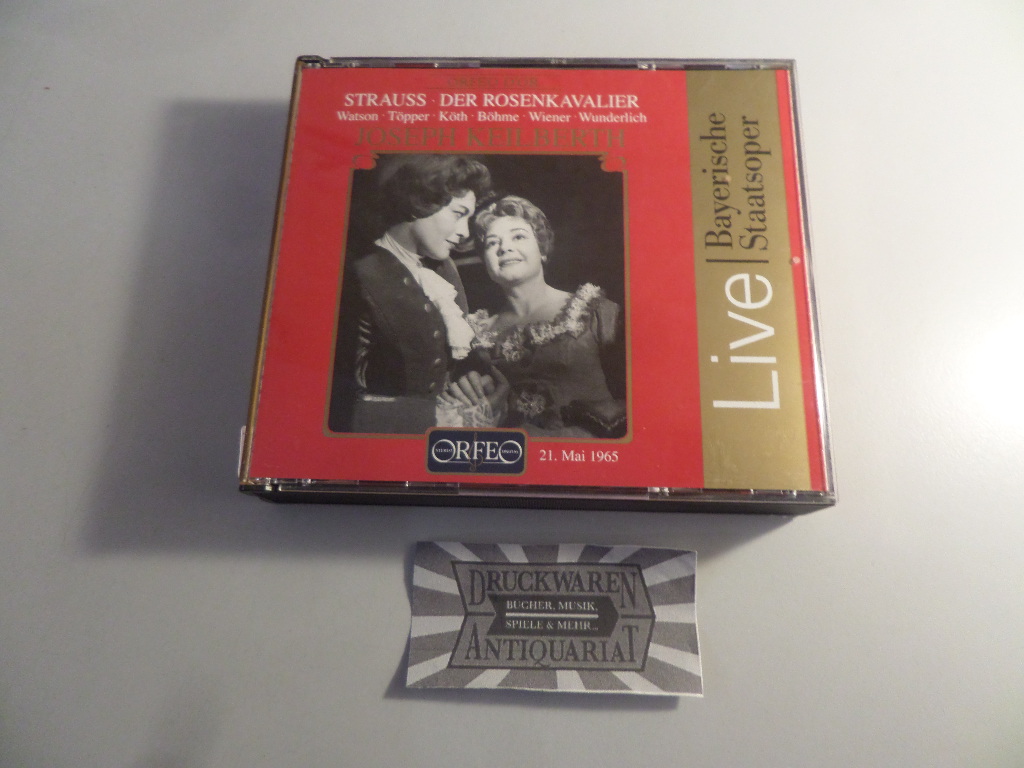 Strauss: Der Rosenkavalier (Münchener Opernfestspiele 1965) [3 CD-Box].