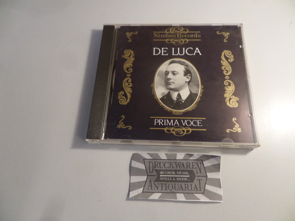 De Luca: Prima Voce [Audio-CD].