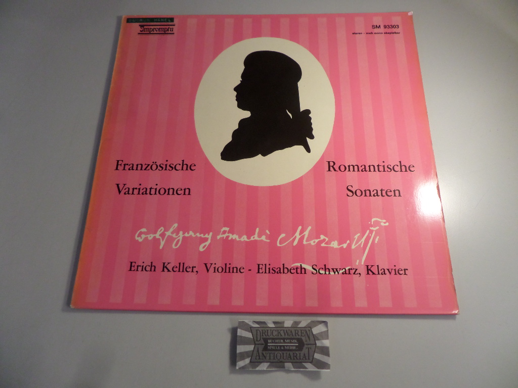 Mozart : Französische Variationen - Romantische Sonaten [Vinyl, LP, SM 93303].