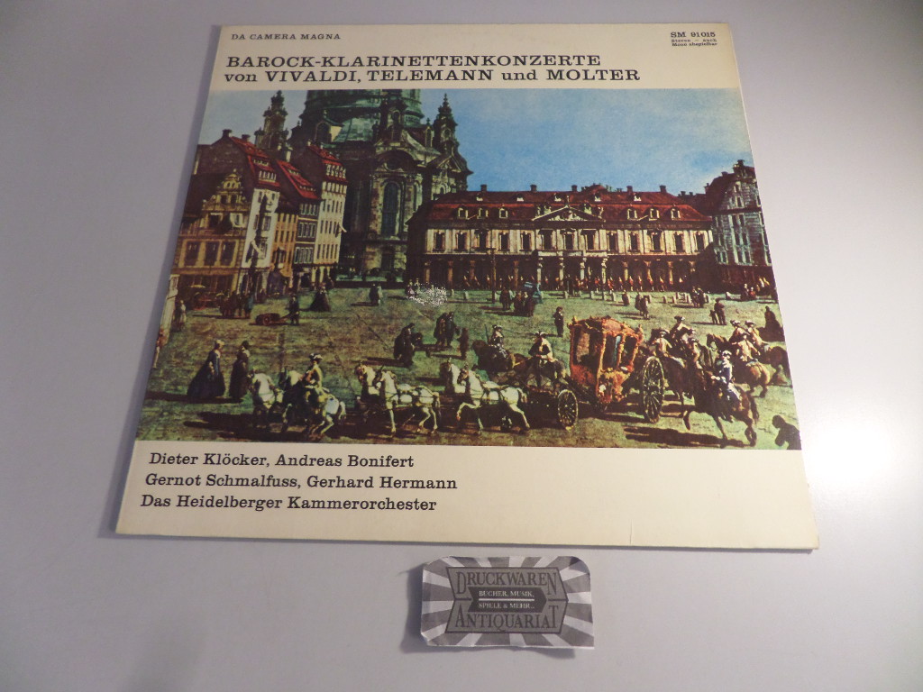 Barock-Klarinettenkonzerte von Vivaldi, Telemann und Molter [Vinyl, LP, SM 91015].