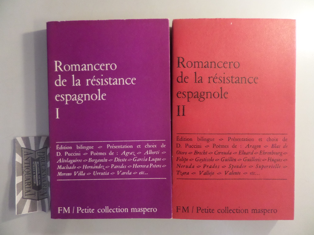 Patite Collection Maspero 12: Le romancero de la résistance espagnole I + II [2 Bd.]