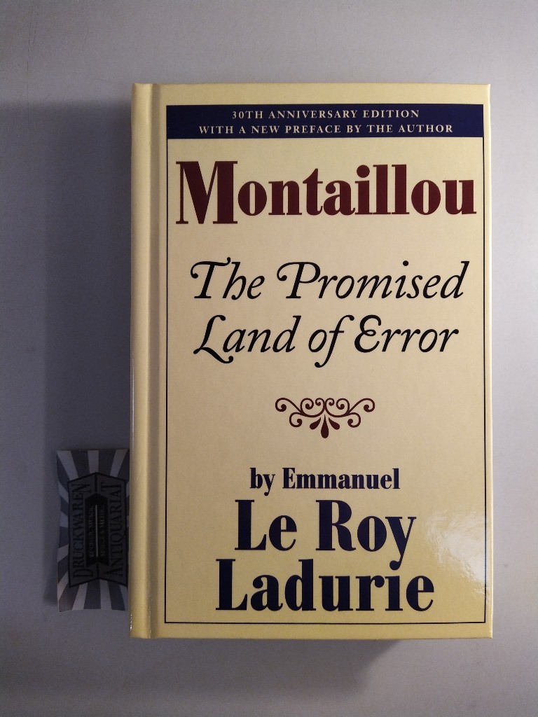 Montaillou. The Promised Land of Error. 2. Aufl.