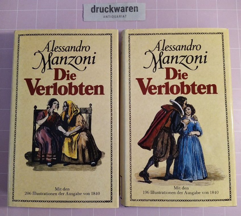 Die Verlobten, Bd. 1 und 2 [2 Bücher, komplett]. - Manzoni, Alessandro