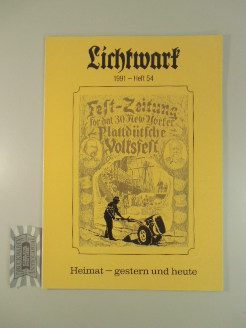 Richert, Harald und Lichtwark Ausschuss [Hrsg.]: Lichtwark-Heft, Nr. 54 / 1990.