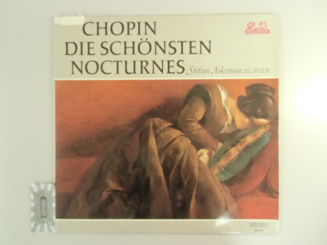 CHOPIN, DIE SCHÖNSTEN NOCTURNES, Stefan Askenase, Klavier [Vinyl LP, Transcription 89655].