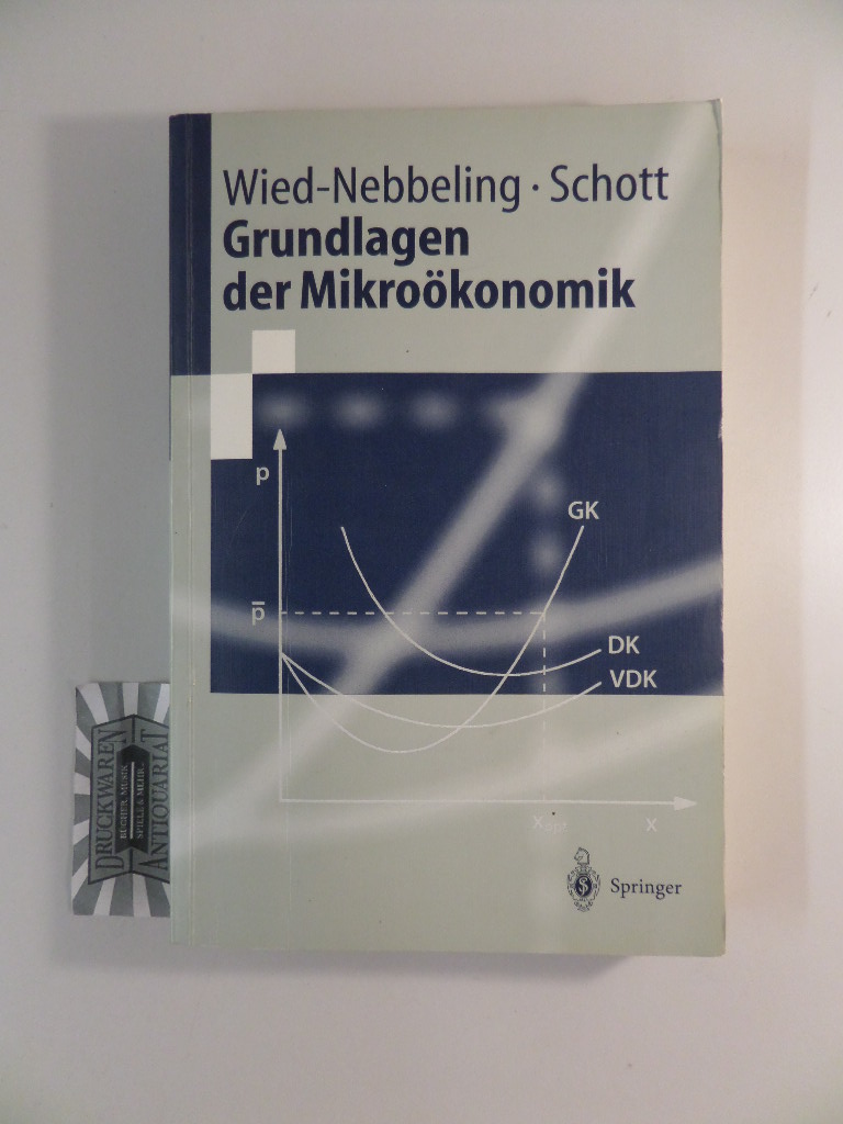 Wied-Nebbeling, Susanne und Hartmut Schott: Grundlagen der Mikroökonomik.