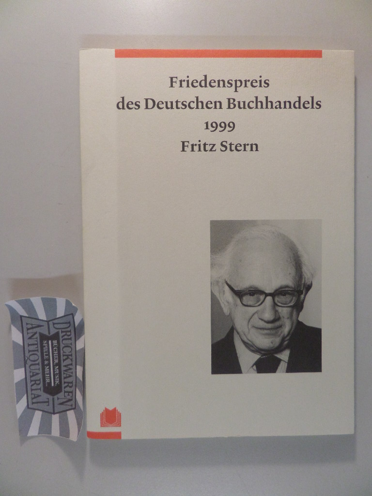 Friedenspreis des deutschen Buchhandels. 1999. Fritz Stern.