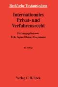 Internationales Privat- und Verfahrensrecht Rechtsstand: 15. August 2006 13., neubearbeitete und erweiterte Auflage - Jayme, Erik und Rainer Hausmann