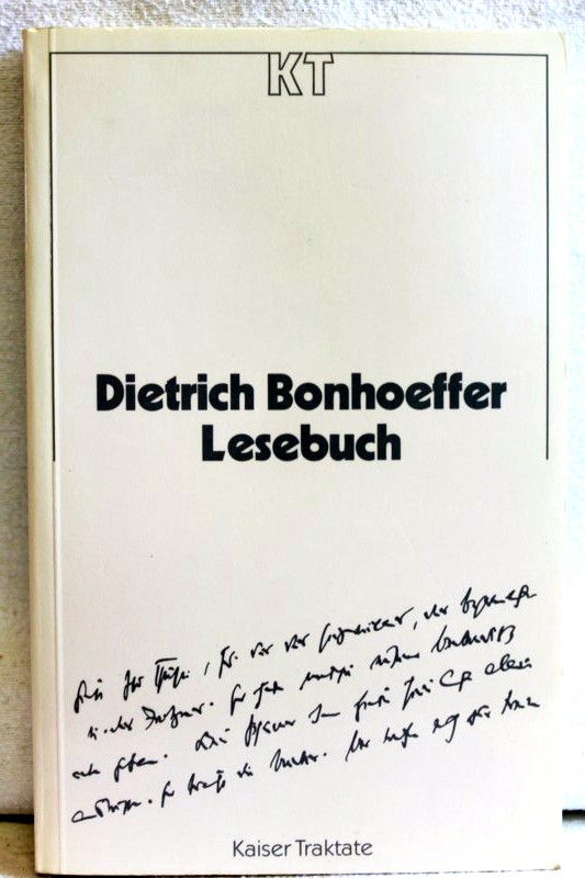 Bonhoeffer, Dietrich und Otto (Hrsg.) Dudzus:  Lesebuch. 