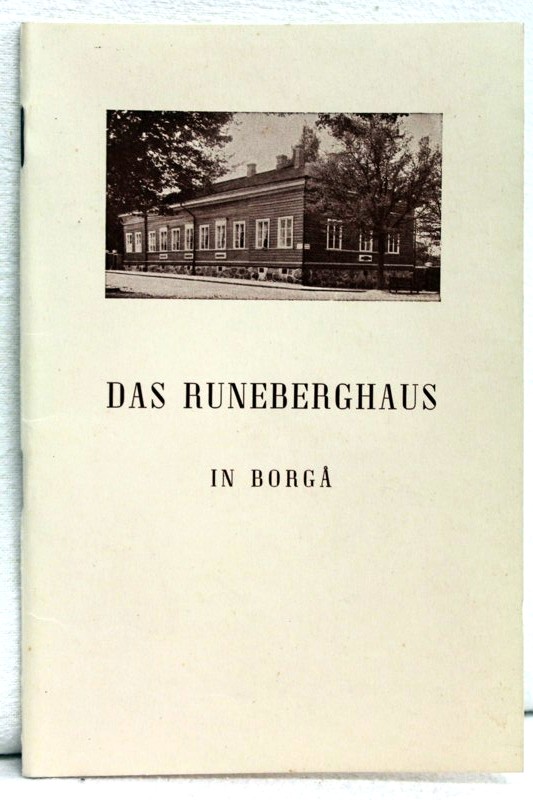 Strmborg, J. E.:  Fhrer durch das Runeberghaus in Borga. 