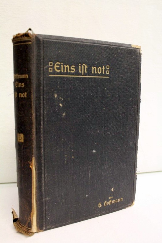 Hoffmann, D. H.:  Eins ist not! Ein dritter Jahrgang Predigten meistens ber freie Texte. 