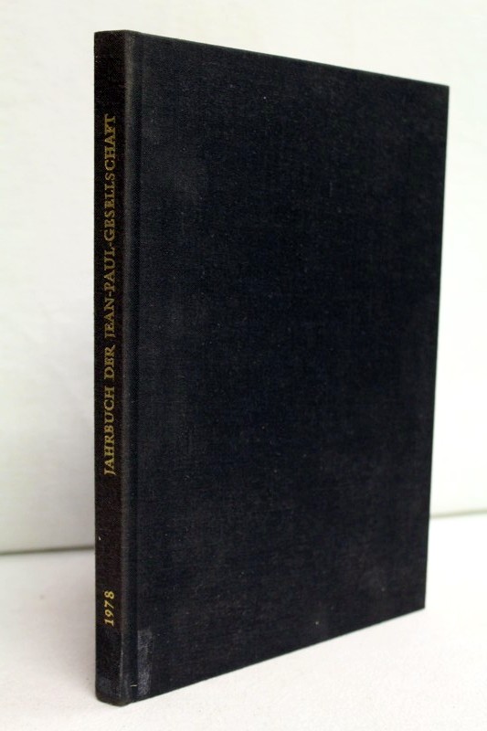 Wlfel, Kurt [Hrsg.]:  Jahrbuch 1978 der Jean-Paul-Gesellschaft. 13. Jahrgang. 