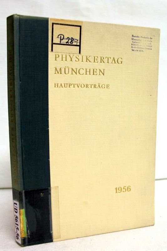 Brche, E. und H. Auer:  Physikertagung Mnchen. 
