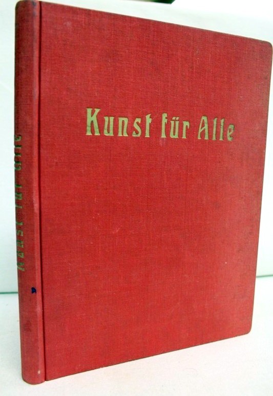 Kirchgraber, Paul (Hrsg):  Die Kunst fr alle.  KONVOLUT 10 Hefte 1935,1936 gebunden 