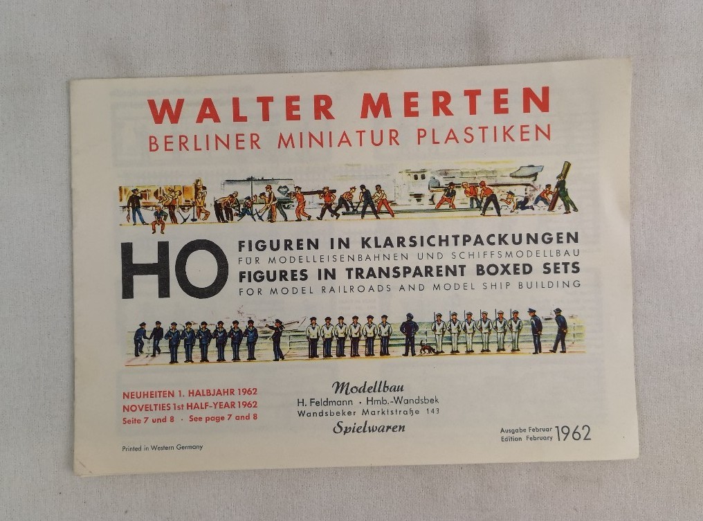 Merten, Walter:  Walter Merten. Berliner Miniatur Plastiken. Ausgabe Februar 1962. 