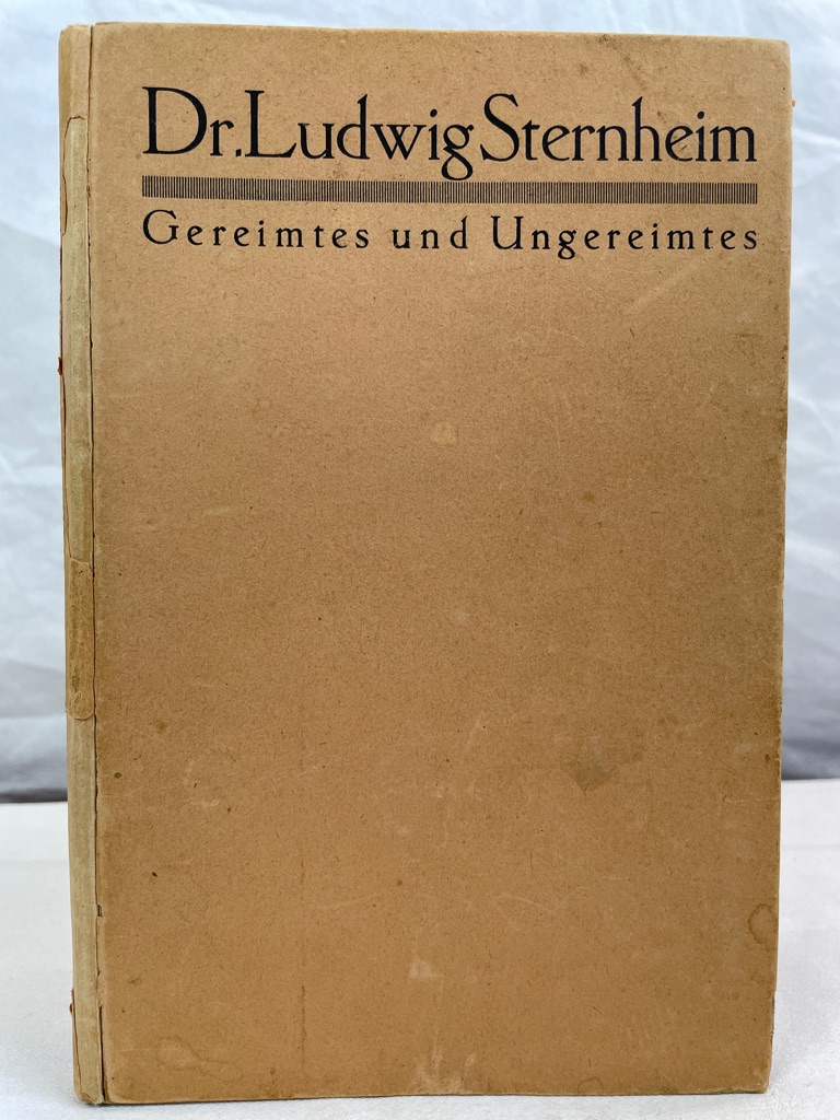 Sternheim, Ludwig:  Gereimtes und Ungereimtes. 