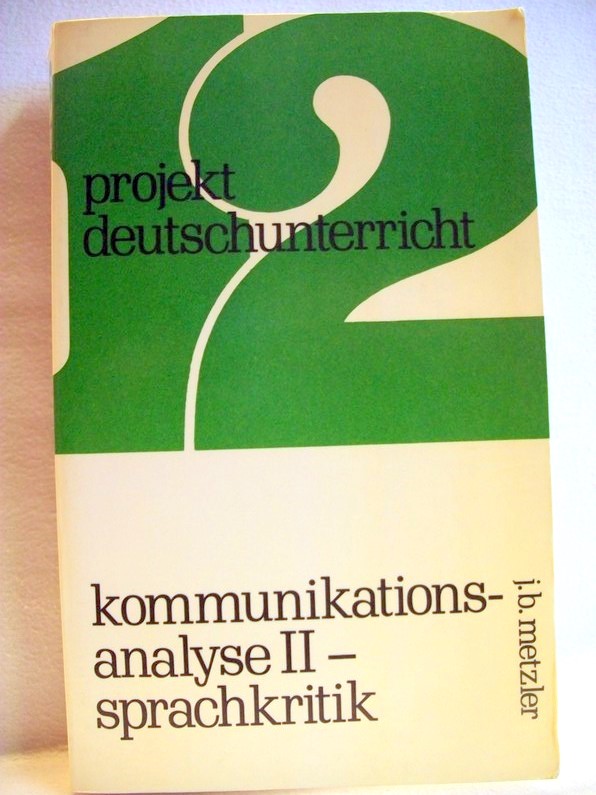 Lecke, Bodo [Hrsg.]:  Projekt Deutschunterricht . 12. 