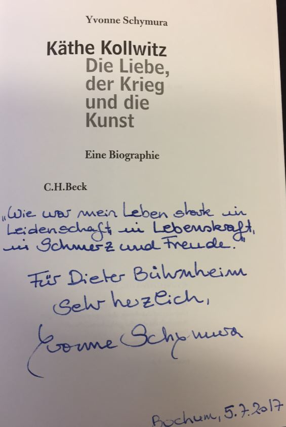 Käthe Kollwitz. Die Liebe, der Krieg und die Kunst. 1. Auflage - Schymura, Yvonne.