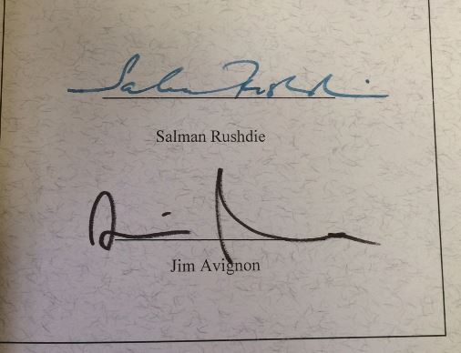 Grimus - signiert, Vorzugsausgabe  Einmalige Auflage von 200 numerierten Exemplaren. - Rushdie, Salman, Jim Avignon und Gisela Stege.