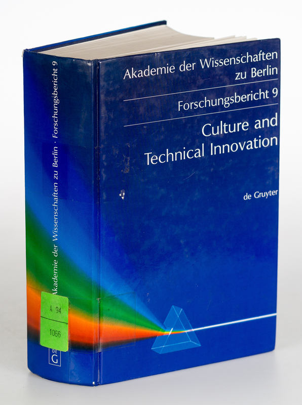 Albach, Horst  Culture and Technical Innovation. A Cross-Cultural Analysis and Policy Recommendations. (=Akademie der Wissenschaften zu Berlin; Research Report 9). 