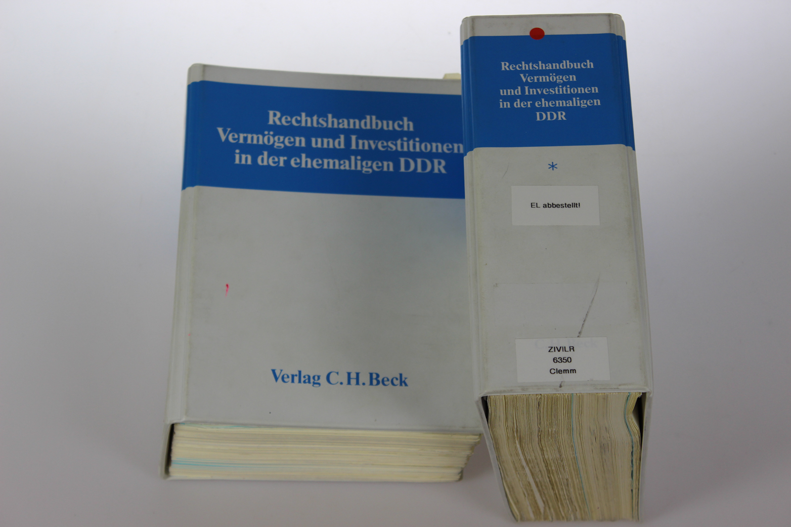 Rechtshandbuch Vermögen und Investitionen in der ehemaligen DDR - RVI - Band I + II. (Stand 2001). [2 Bde.].