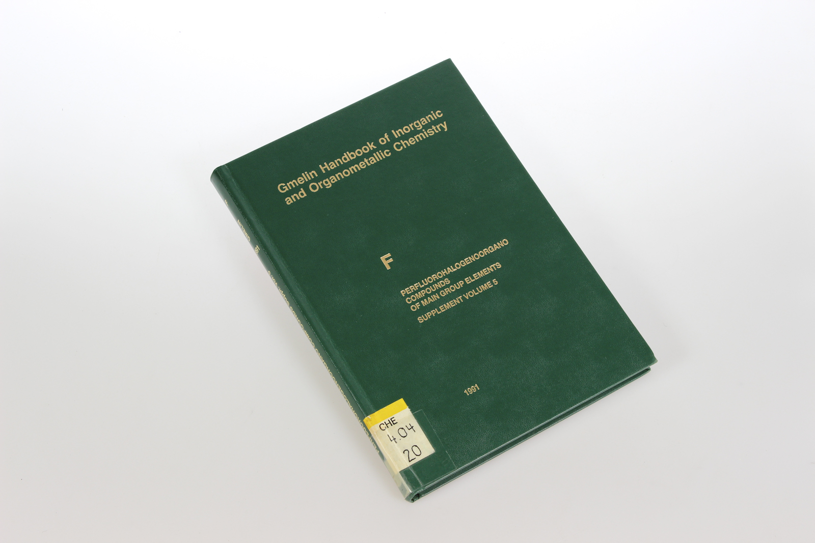 Gmelin Handbook of Inorganic and Organometallic Chemistry. System Number 5: F Perfluorohalogenoorgano Compounds of Main Group Elements. Supplement Volume 5: Aliphatic and Aromatic Compounds of Nitrogen.  8th ed. - Gmelin-Institut für Anorg. Chemie der Max-Planck-Gesellschaft zur Förderung d. Wissensch. (Hg)