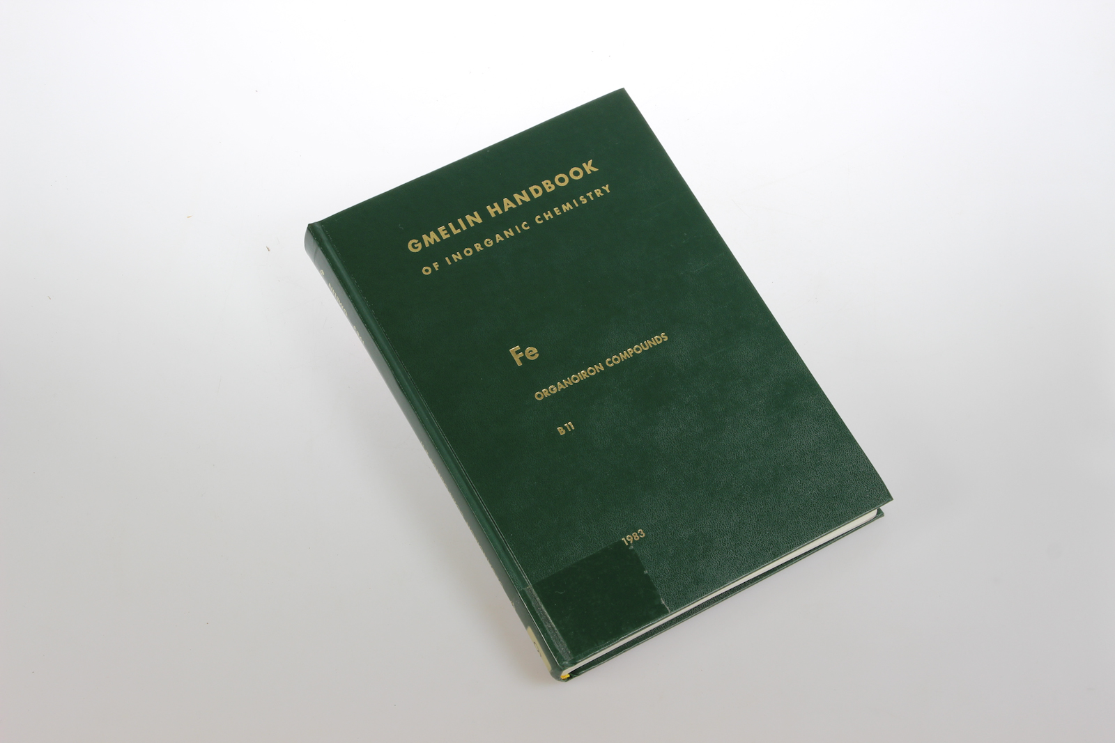 Gmelin-Institut fr Anorg. Chemie der Max-Planck-Gesellschaft zur Frderung d. Wissensch. (Hg):  Gmelin Handbook of Inorganic Chemistry. Fe Organoiron Compounds. Part B 11: Mononuclear Compounds 11. 