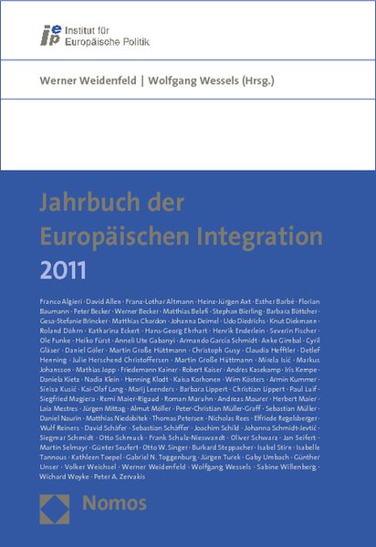 Weidenfeld, Werner und Wolfgang Wessels:  Jahrbuch der Europischen Integration : 2011. 