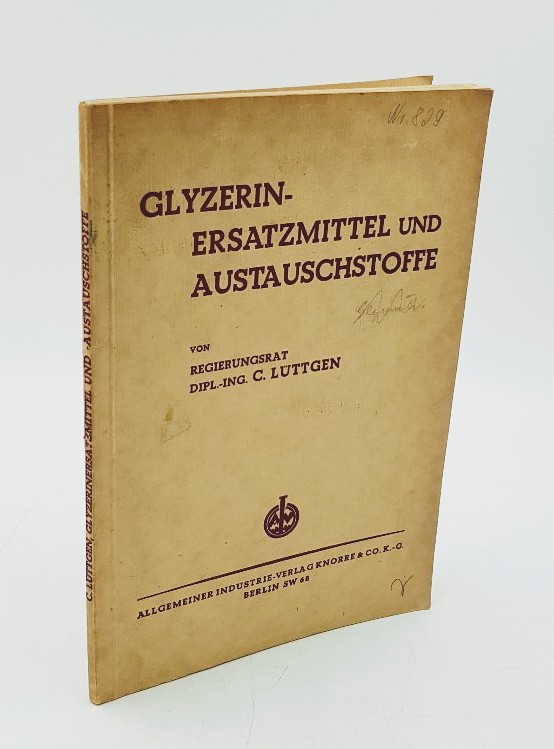 Lttgen,  C.:  Glyzerinersatzmittel und Austauschstoffe. 