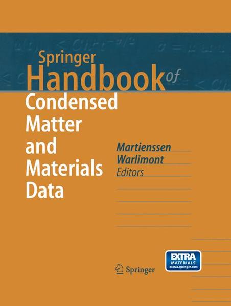 Martienssen, Werner and H. Warlimont (Edts.):  Springer Handbook of Condensed Matter and Materials Data. 