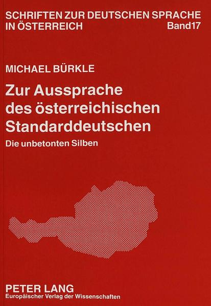 Brkle, Michael:  Zur Aussprache des sterreichischen Standarddeutschen : die unbetonten Silben. (=Schriften zur deutschen Sprache in sterreich ; Bd. 17). 